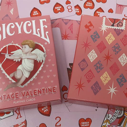 Bicycle Vintage Valentine Playing Cards-United States Playing Cards Company-Ace Cards & Collectibles
