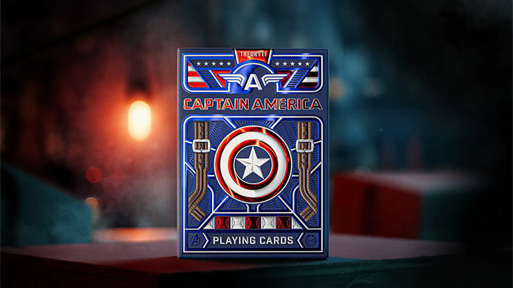 Captain America Playing Cards by Theory11-United States Playing Cards Company-Ace Cards & Collectibles