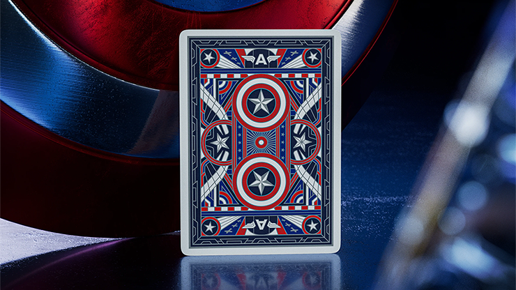 Captain America Playing Cards by Theory11-United States Playing Cards Company-Ace Cards & Collectibles