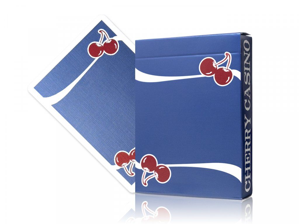 Cherry Casino Playing Cards By Pure Imagination Projects-Tahoe Blue-United States Playing Cards Company-Ace Cards & Collectibles
