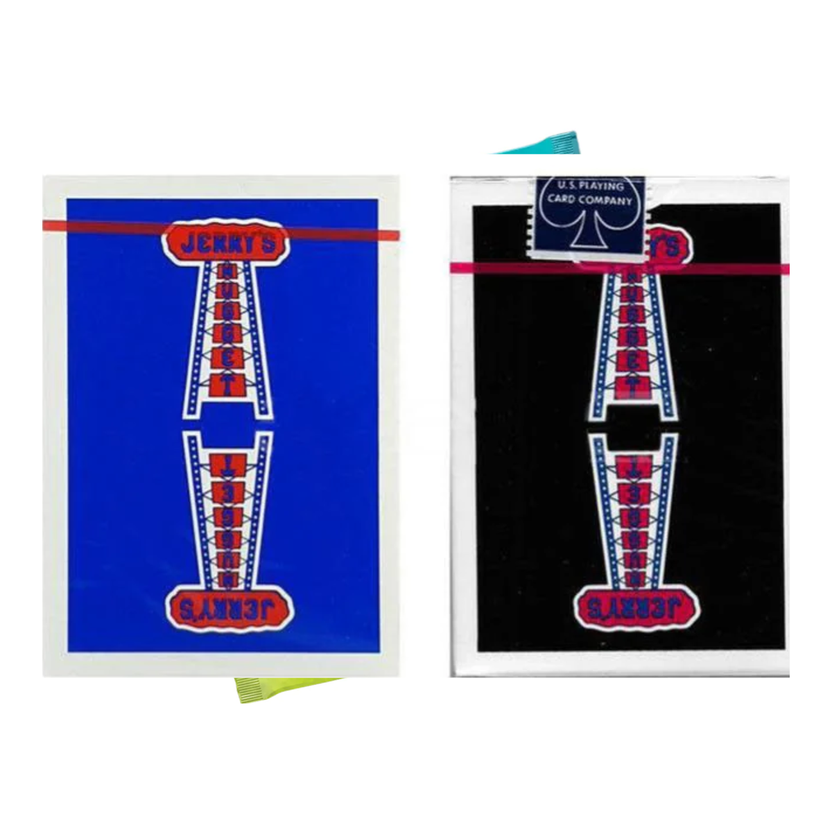 Vintage Feel Jerry's Nuggets Playing Cards-Black-United States Playing Cards Company-Ace Cards & Collectibles