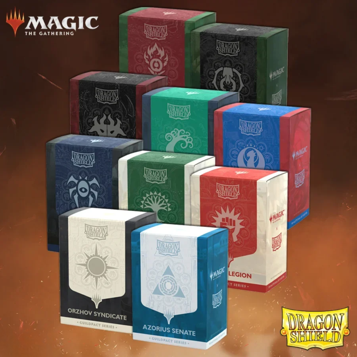 Dragon Shield Guildpact Series - Magic The Gathering - Matte Dual Art Sleeves