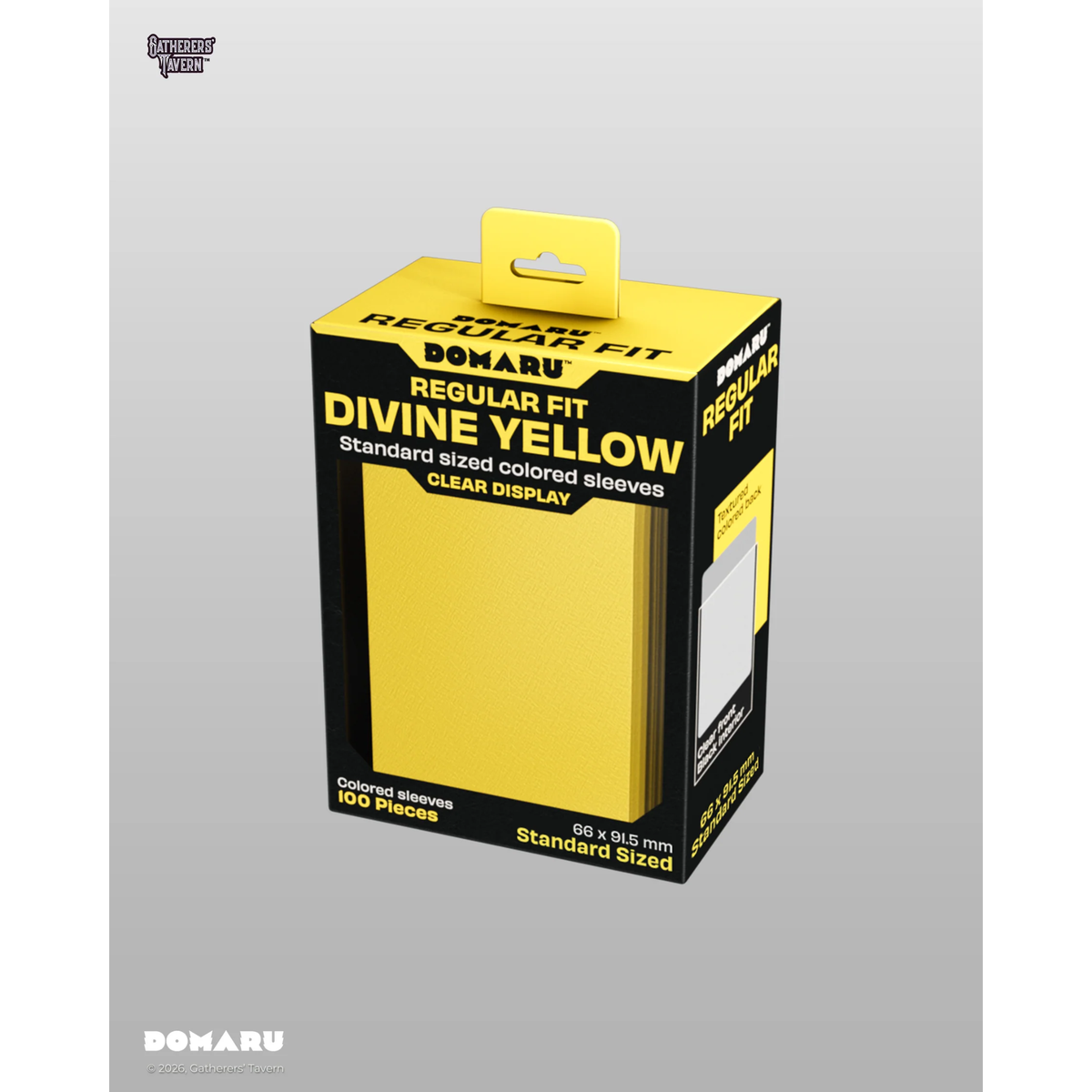 Gatherer's Tavern DOMARU Regular Standard Size Fit Sleeves "Divine Yellow"