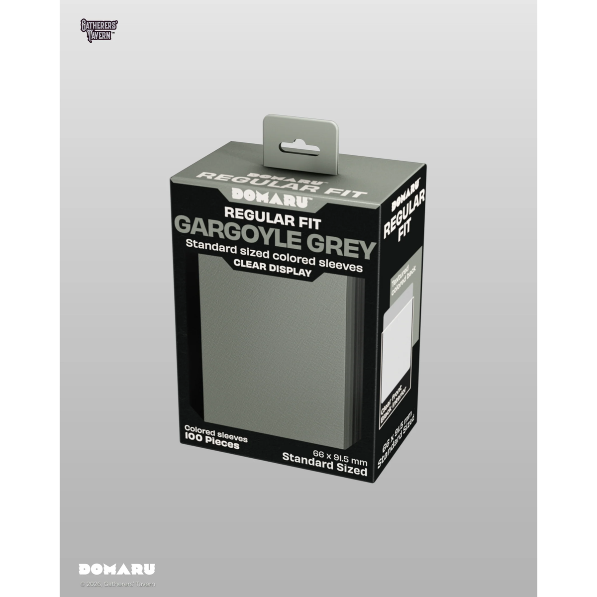 Gatherer's Tavern DOMARU Regular Standard Size Fit Sleeves "Gargoyle Grey"