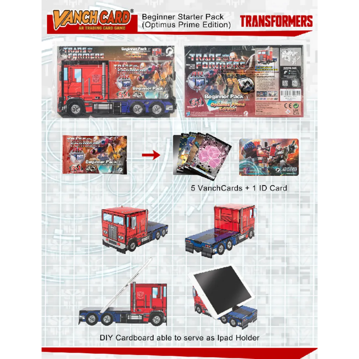 Transfomer Vanchcard Season 1 Beginner Pack (Optimus Prime Edition)-Vanch Studio-Ace Cards &amp; Collectibles