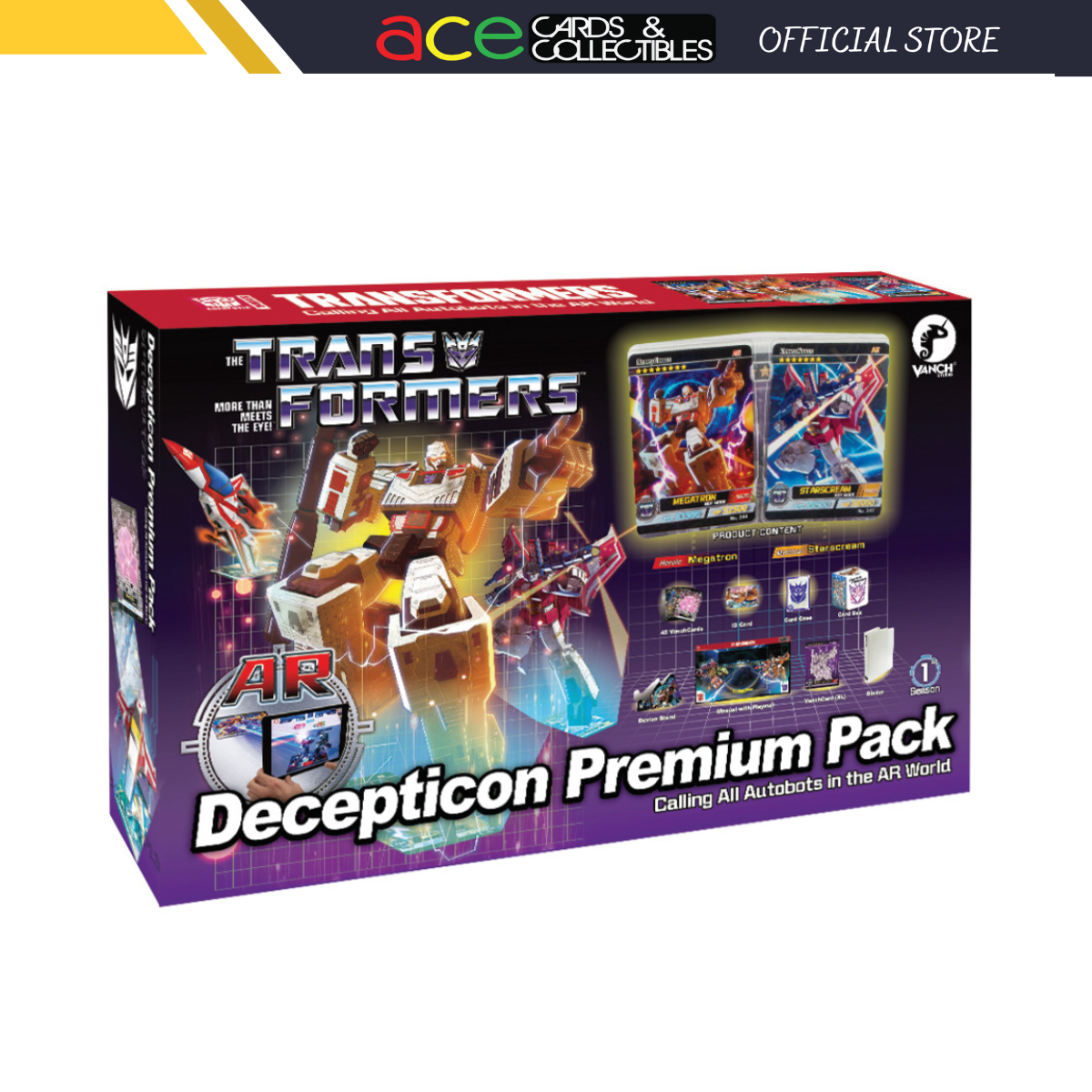 Transformer VanchCard Season 1 Decepticon Premium Pack-Vanch Studio-Ace Cards &amp; Collectibles