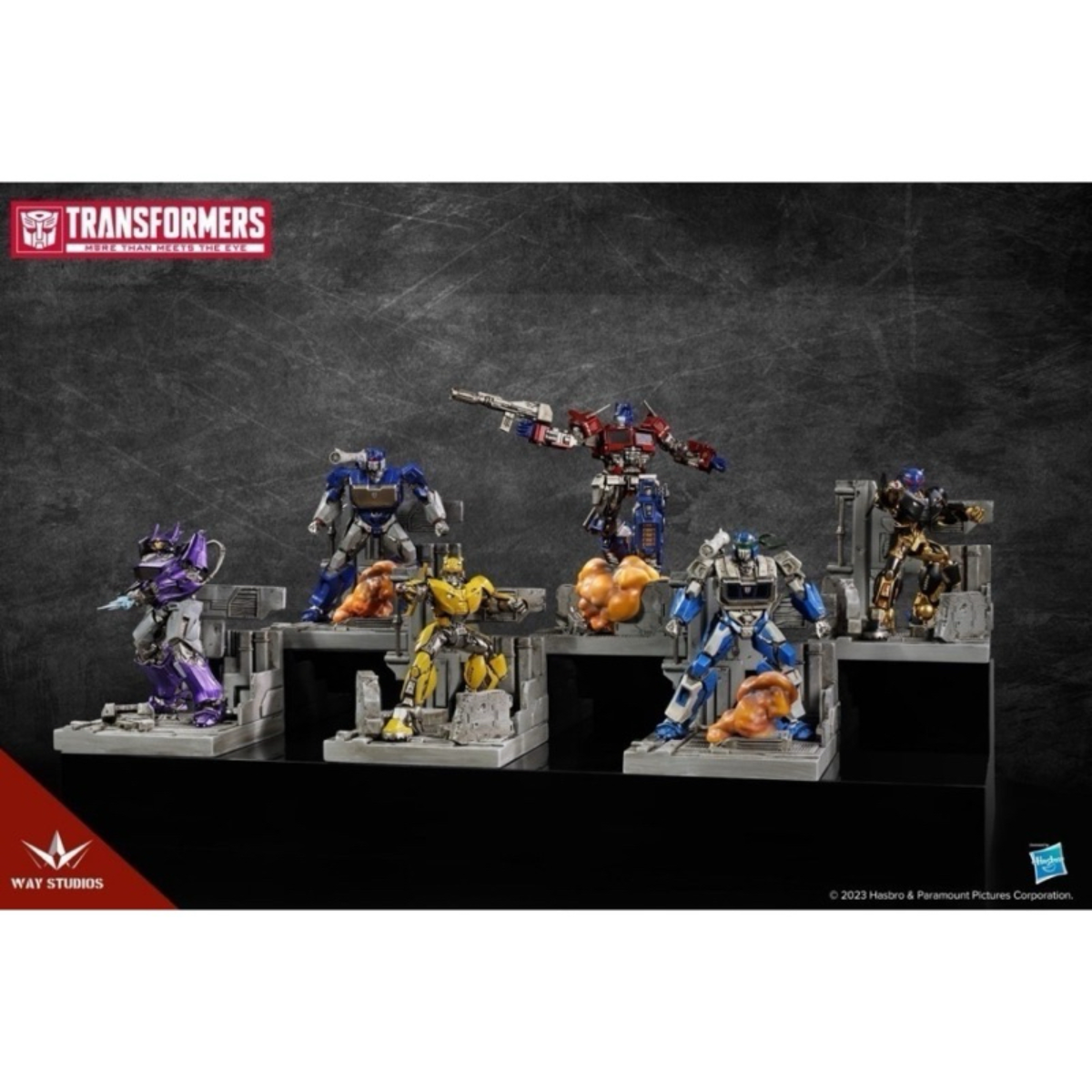 Transformers Statue Scenes Series-Display Box (6pcs)-Waystudio-Ace Cards &amp; Collectibles