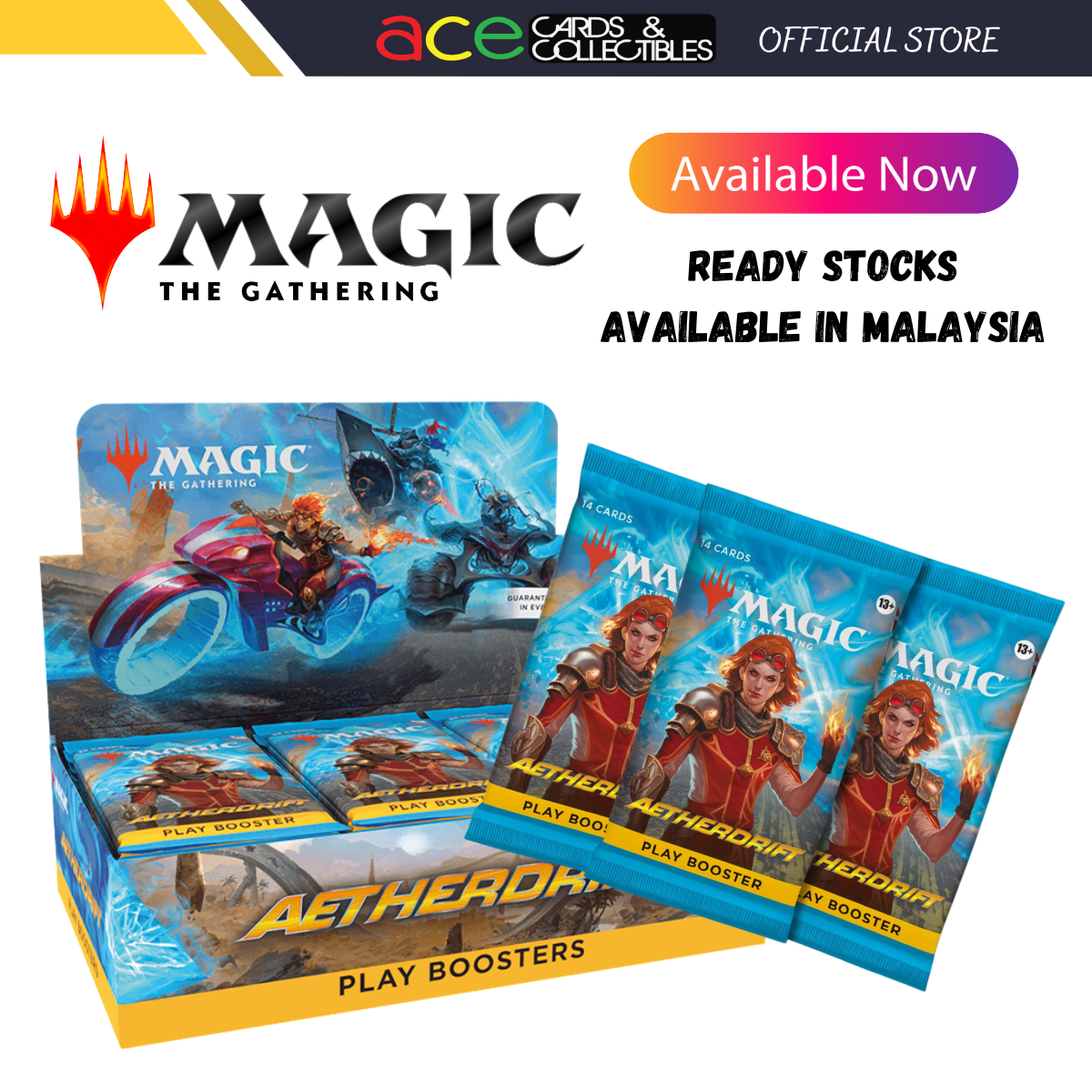Magic: The Gathering AETHERDRIFT Play Booster Box-Single Pack-Wizards Of The Coast-Ace Cards & Collectibles