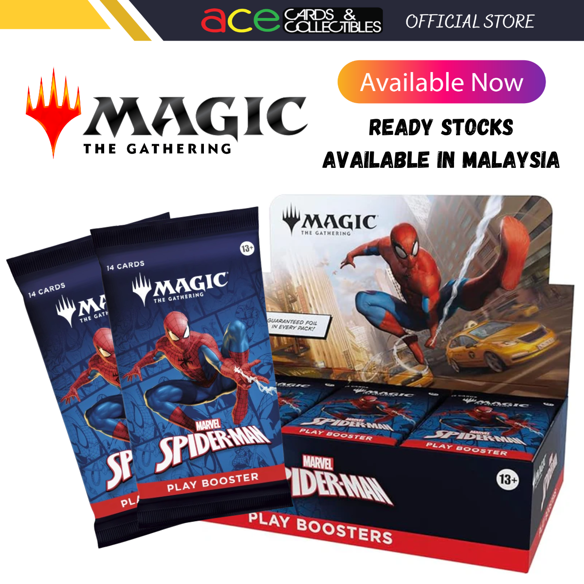 Magic: The Gathering Marvel's Spider-Man Play Booster Box-Single Pack-Wizards Of The Coast-Ace Cards & Collectibles