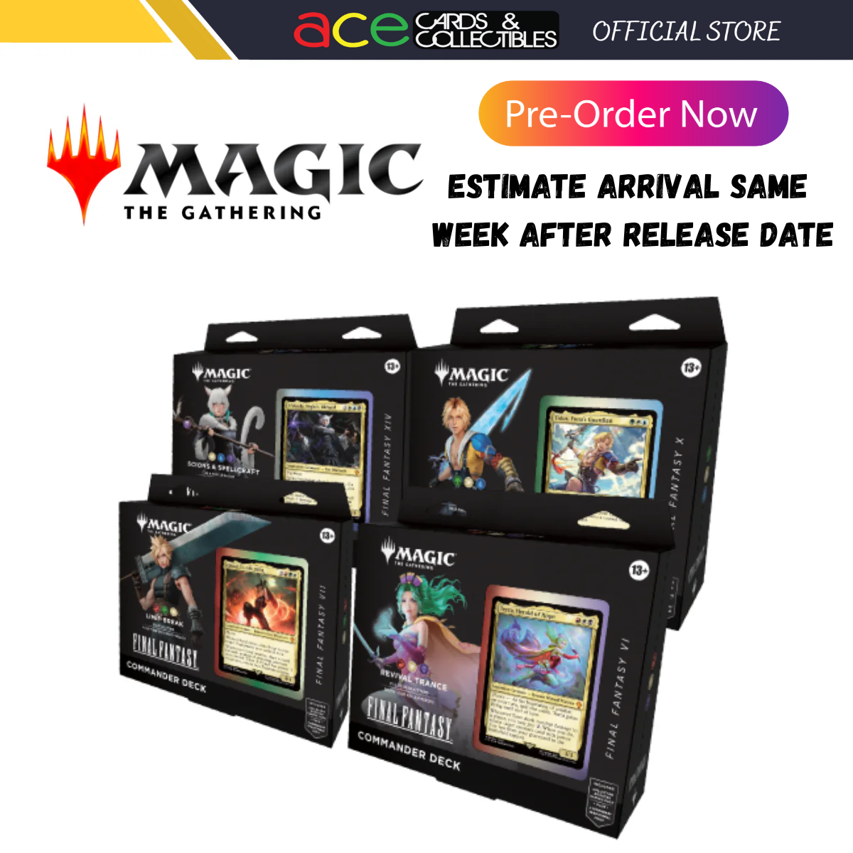 Magic: The Gathering Final Fantasy Commander Decks-Wizards of the Coast-Ace Cards & Collectibles