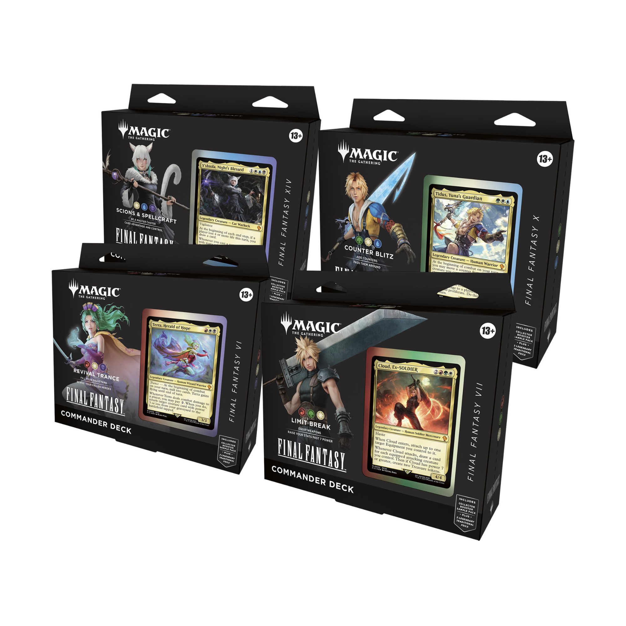 mtg ffxiv commander deck Magic: The Gathering Final Fantasy Commander Decks