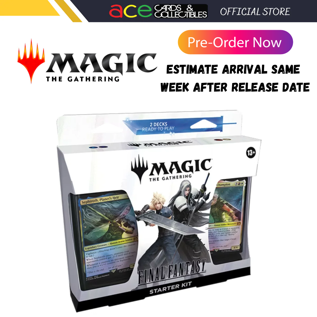 Magic: The Gathering Final Fantasy Starter Kits-Wizards of the Coast-Ace Cards & Collectibles