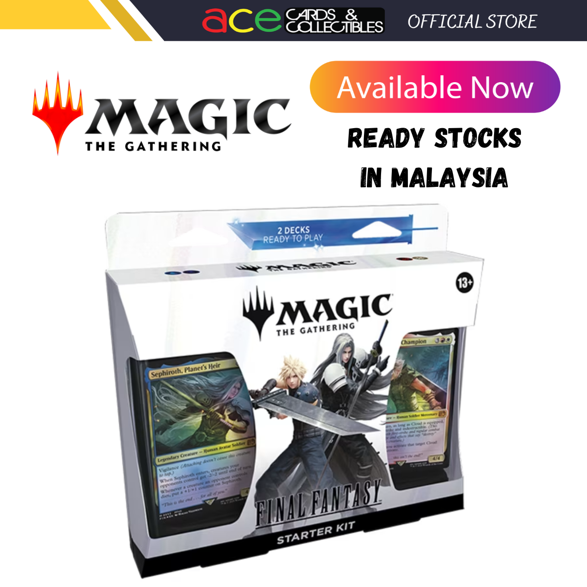 Magic: The Gathering Final Fantasy Starter Kits-Wizards of the Coast-Ace Cards & Collectibles