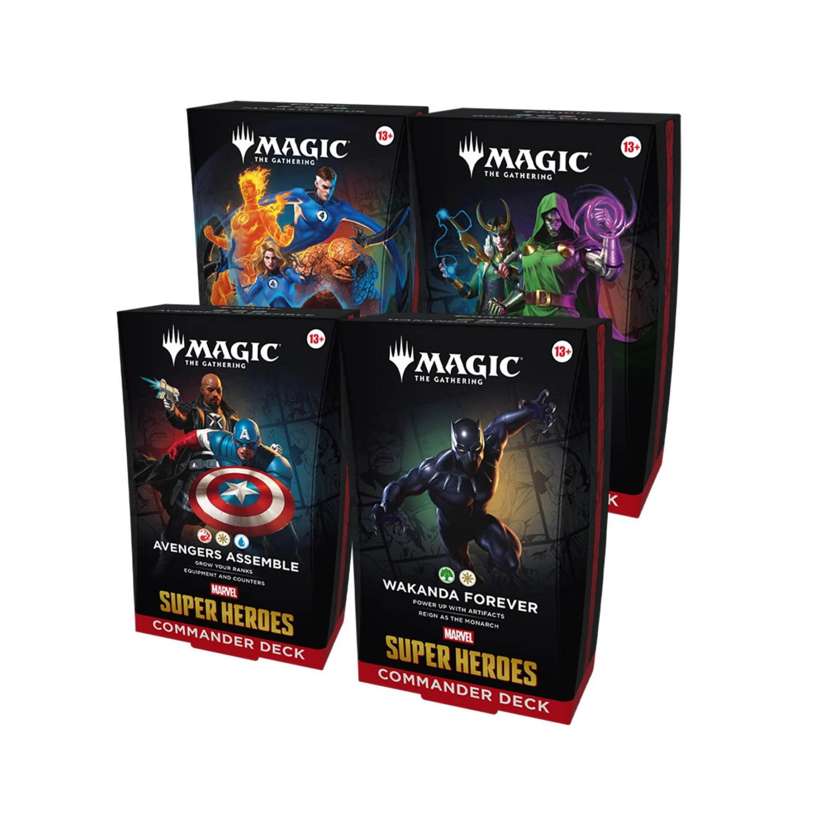 Magic: The Gathering Marvel Super Heroes Commander Deck Bundle-Wizards of the Coast-Ace Cards & Collectibles