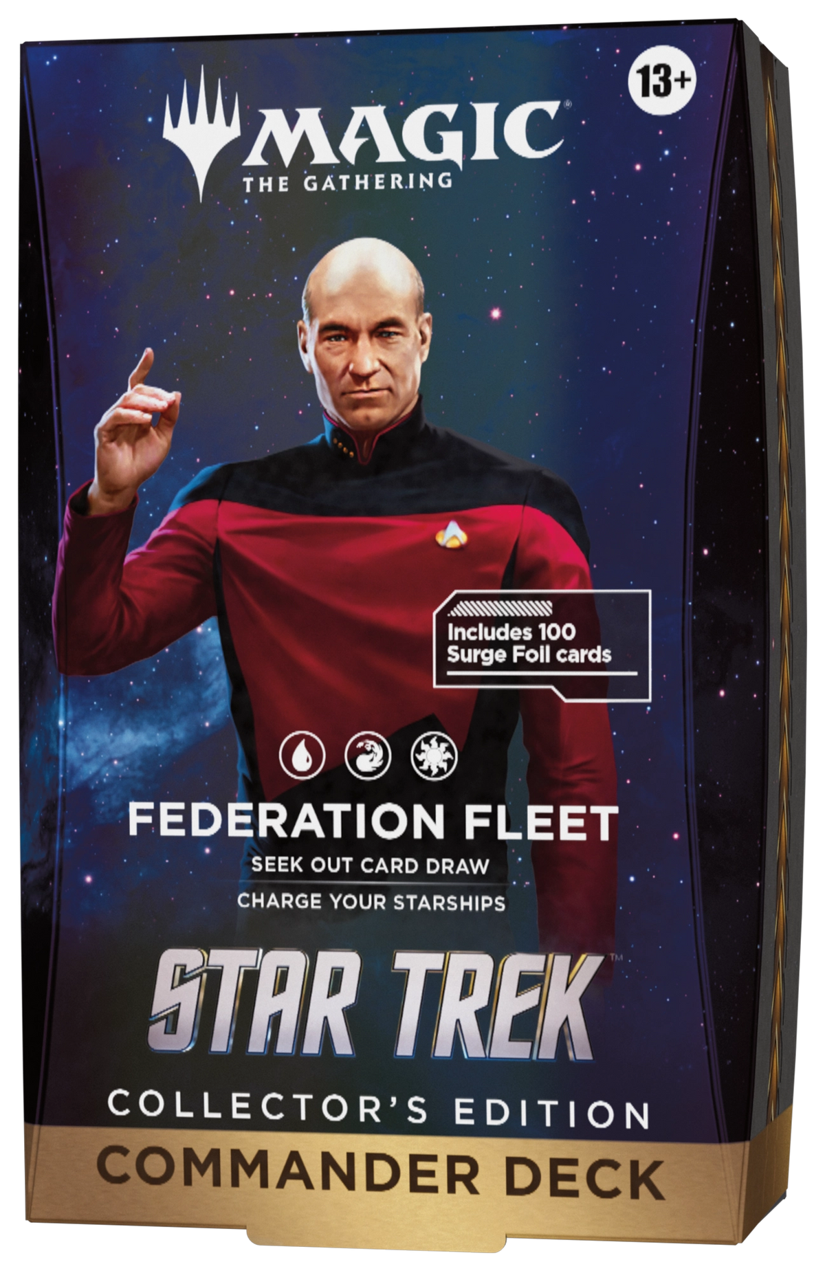 Magic: The Gathering Reality STAR TREK Commander Decks-Federation Fleet-Wizards of the Coast-Ace Cards & Collectibles