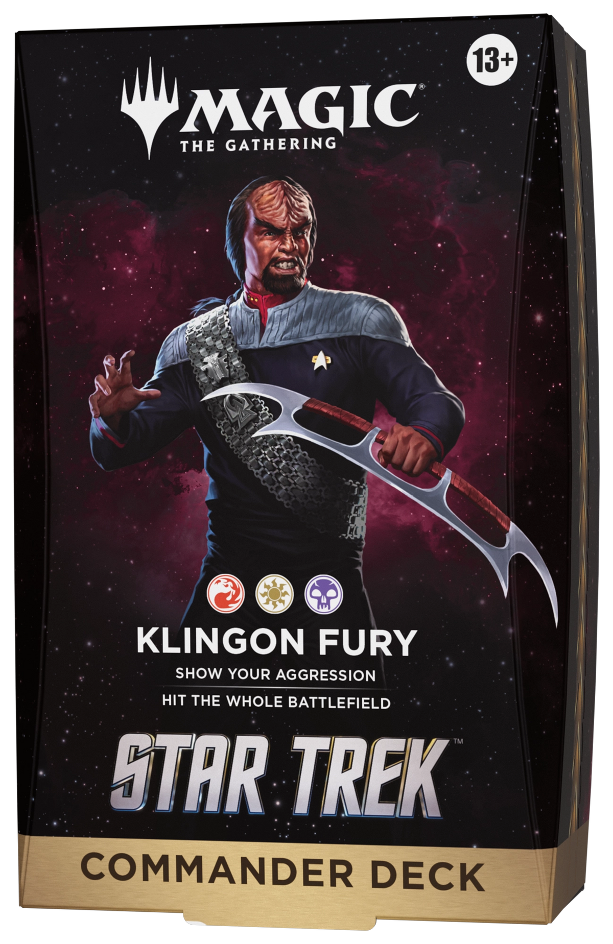Magic: The Gathering Reality STAR TREK Commander Decks-Klingon Fury-Wizards of the Coast-Ace Cards & Collectibles