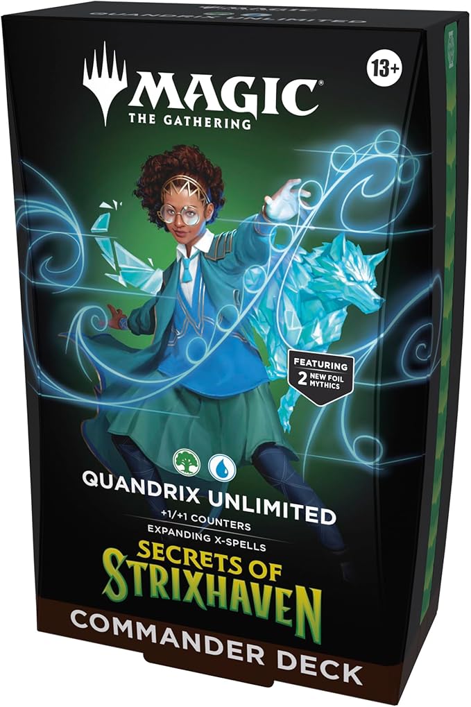 Magic: The Gathering Secrets Of Strixhaven Commander Deck-Quandrix-Wizards of the Coast-Ace Cards & Collectibles