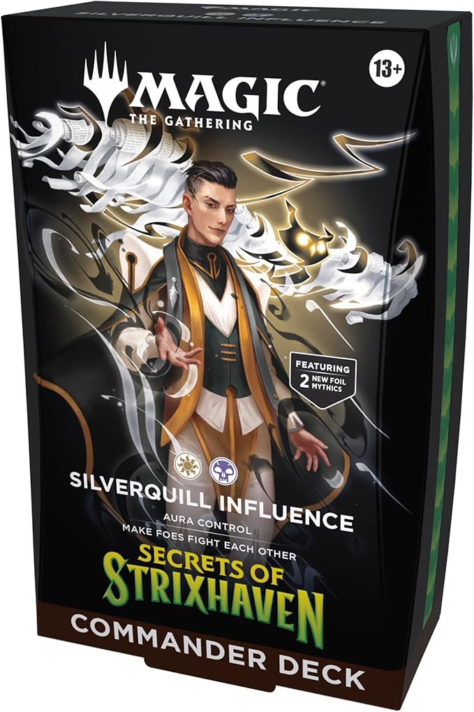 Magic: The Gathering Secrets Of Strixhaven Commander Deck-Silverquill-Wizards of the Coast-Ace Cards & Collectibles