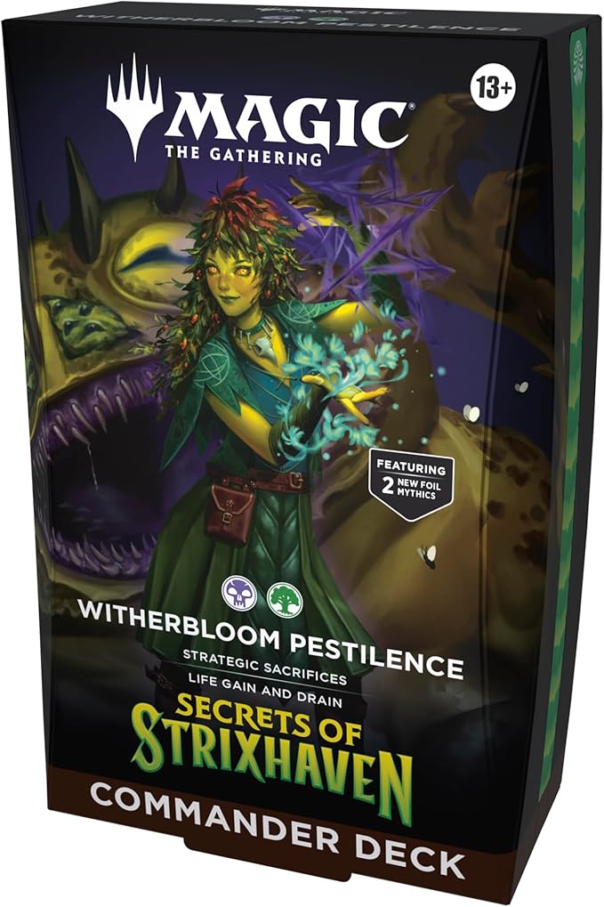 Magic: The Gathering Secrets Of Strixhaven Commander Deck-Witherbloom-Wizards of the Coast-Ace Cards & Collectibles