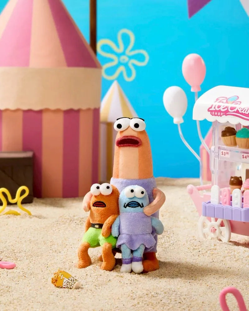 Spongebob A Day In The Life Of A Bikini Bottom Resident Plush Series-Single Box (Random)-X11-Ace Cards & Collectibles