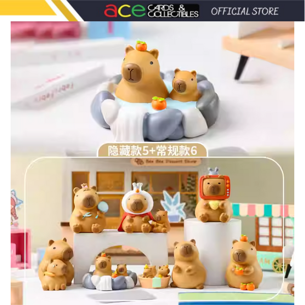 Xin Zhi Ji x Little Bean Capybara Series-Single Box (Random)-Xin Zhi JI-Ace Cards & Collectibles