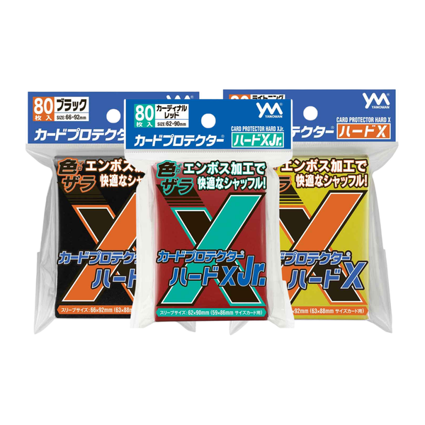 Yanoman Sleeve Card Protector HardX Series-Black - Standard-Yanoman-Ace Cards & Collectibles
