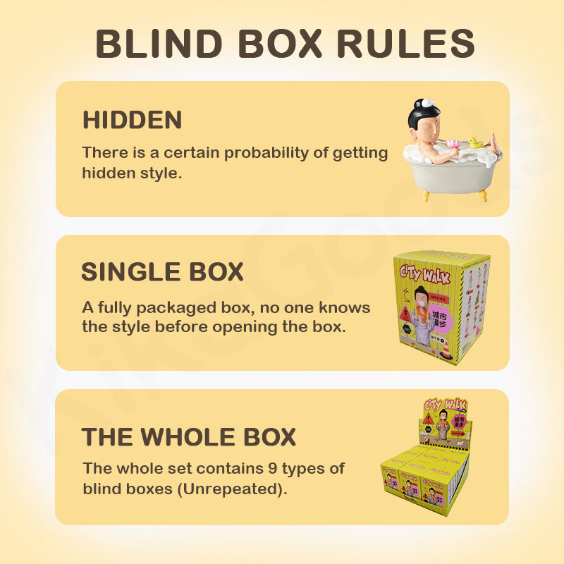 Amitofo City Walk Series Blind Box-Single (Random)-amitofo-Ace Cards & Collectibles