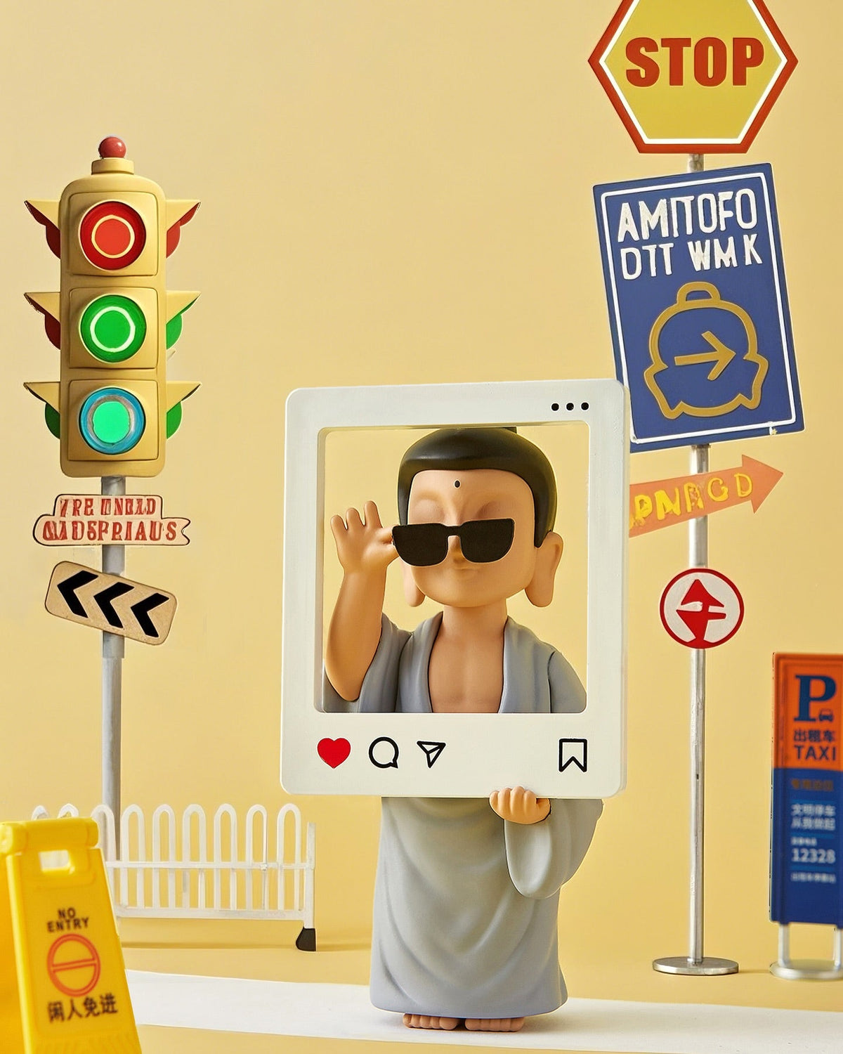 Amitofo City Walk Series Blind Box-Single (Random)-amitofo-Ace Cards & Collectibles