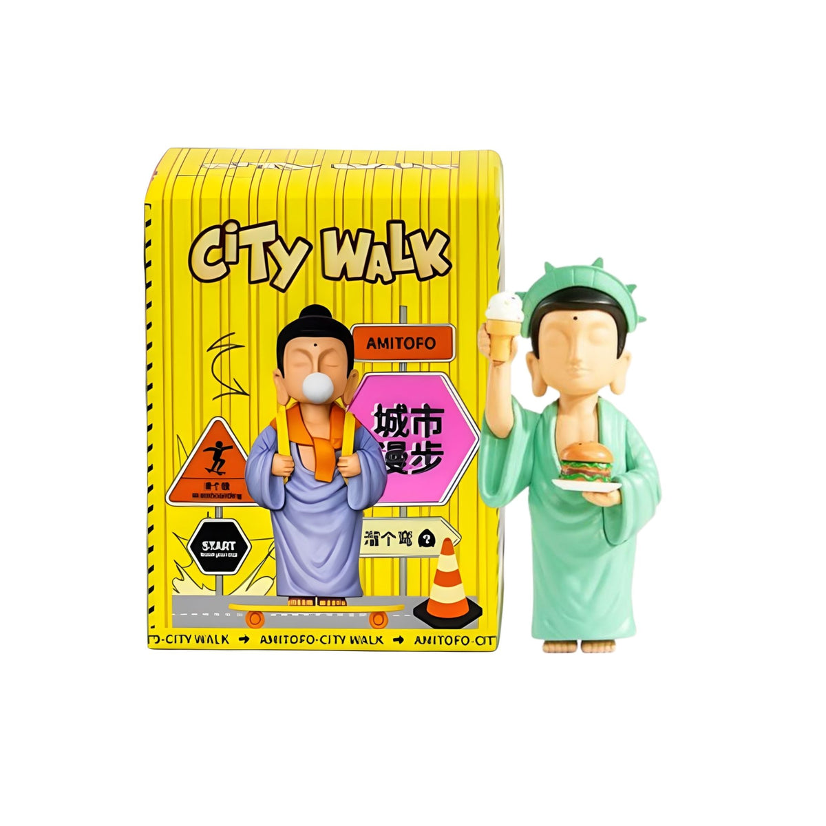 Amitofo City Walk Series Blind Box-Single (Random)-amitofo-Ace Cards & Collectibles