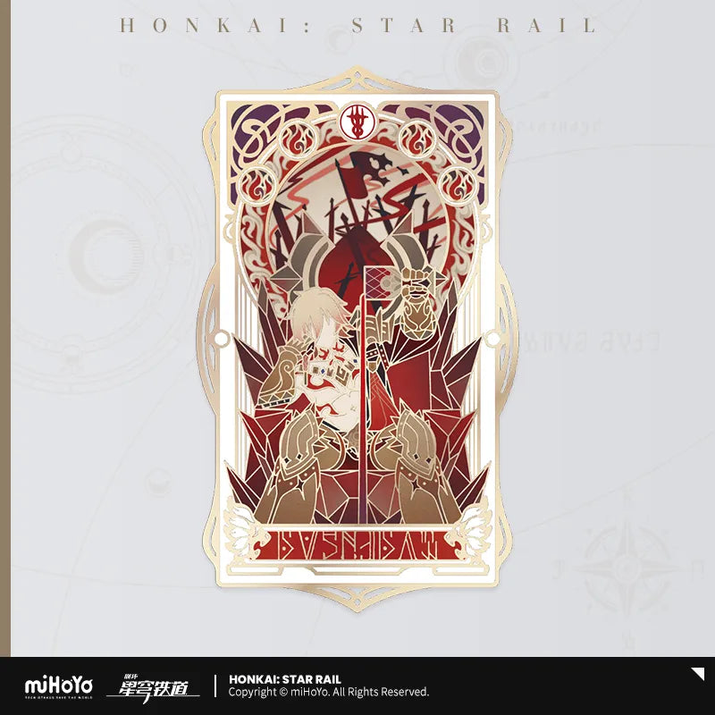 Honkai Star Rail "As I Have Written Series" Metal Bookmark