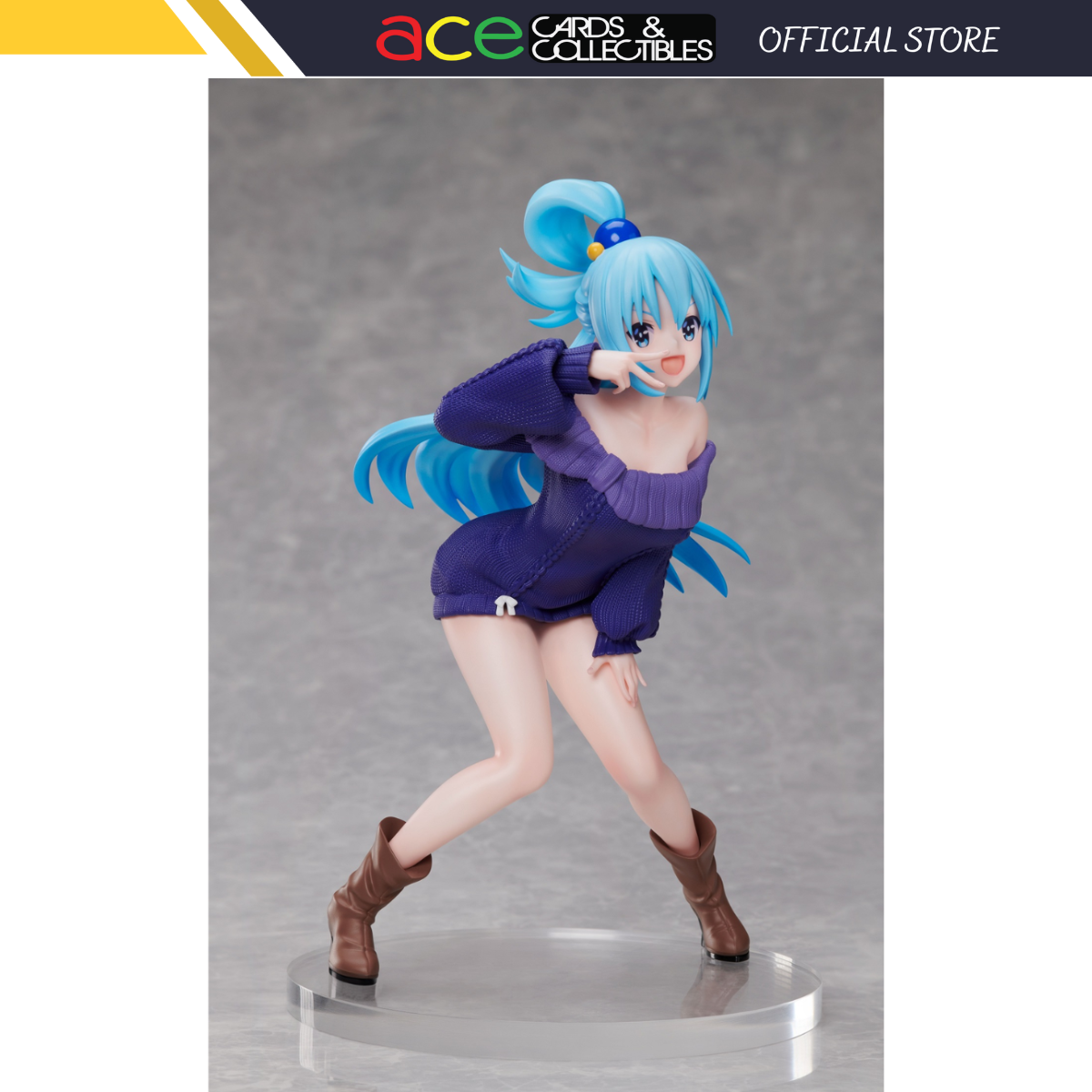 KONOSUBA God&#39;s Blessing On This Wonderful World! 1/7 Scale Complete Figure &quot;Aqua&quot;-elCOCO-Ace Cards &amp; Collectibles