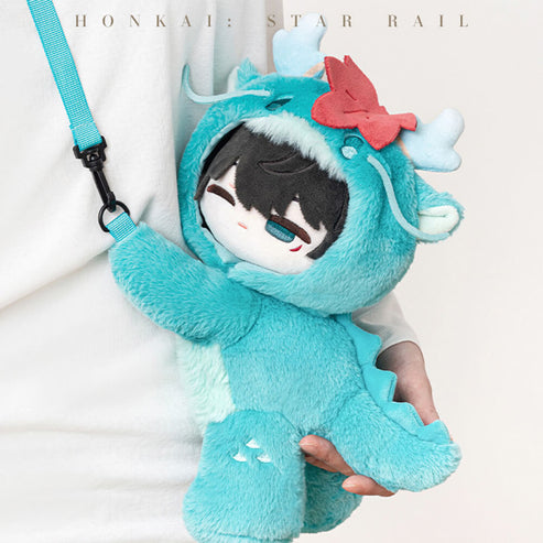 Honkai: Star Rail Boys Dormitory Series Q Version Dan Heng Plush Crossbody Bag