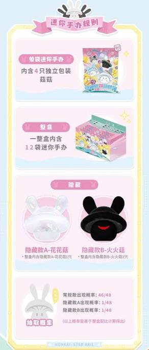 Honkai: Star Rail “Bunny-Mushroom & Mushroom-Bunny Series” Mini Blind Bag