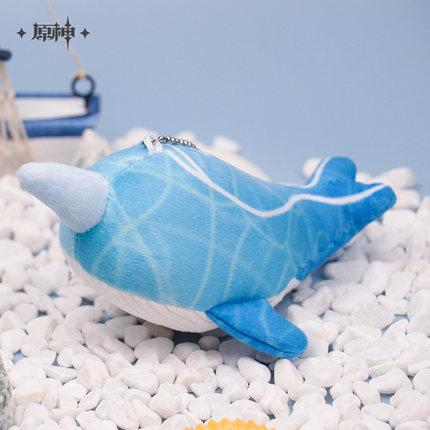 Genshin Impact "Childe's Narwhal" Plushie Keychain-miHoYo-Ace Cards & Collectibles