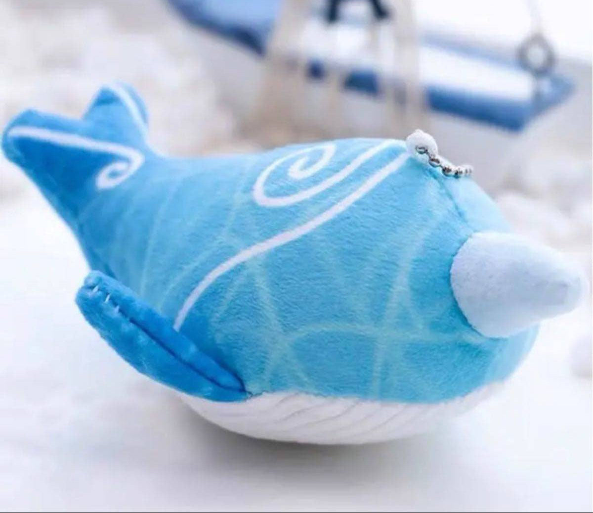 Genshin Impact "Childe's Narwhal" Plushie Keychain-miHoYo-Ace Cards & Collectibles