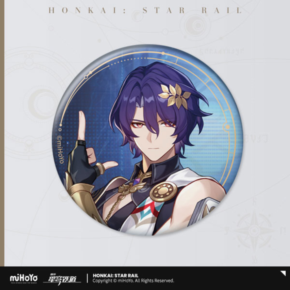 Honkai: Star Rail All-Stars Invite Badge-Dr. Ratio-miHoYo-Ace Cards &amp; Collectibles