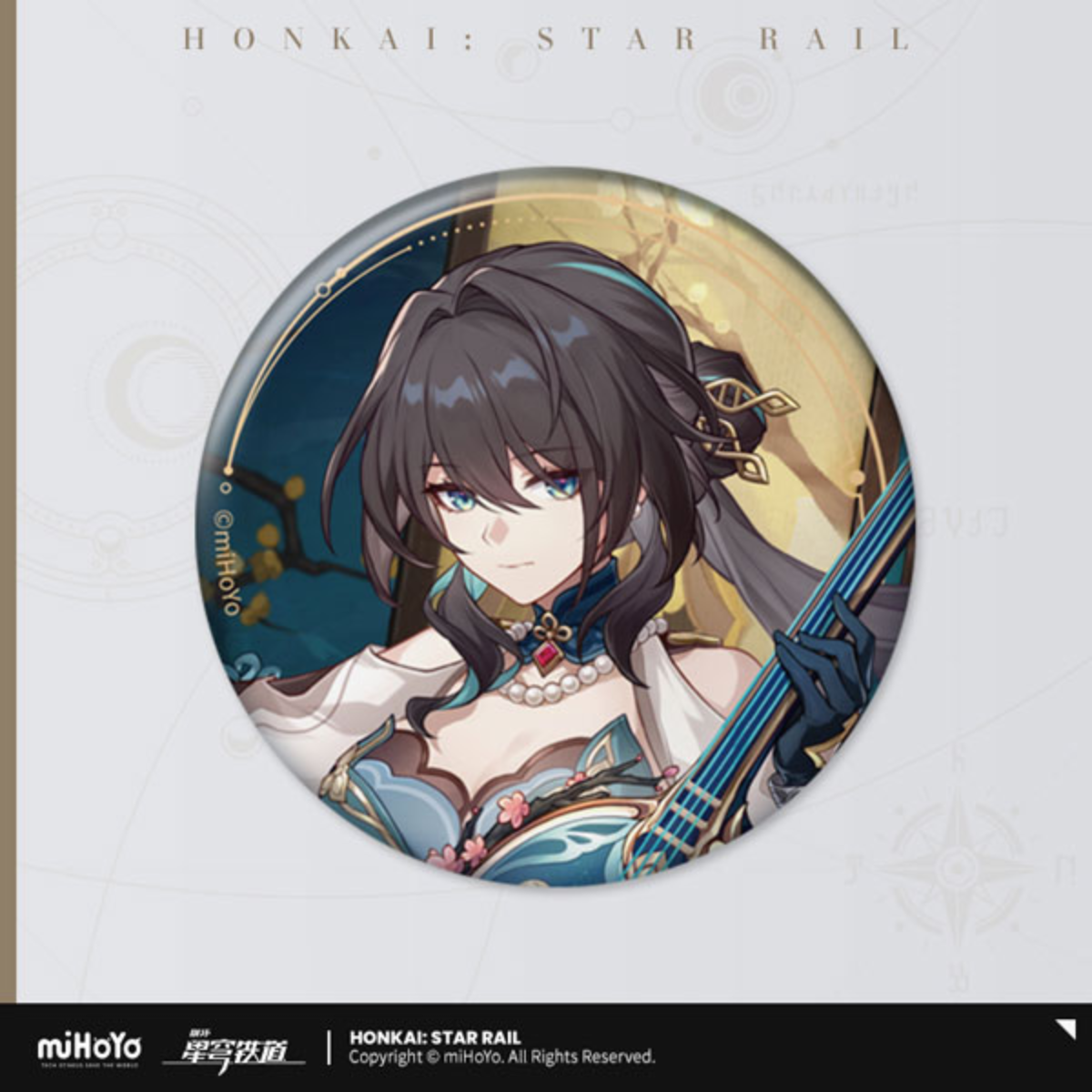 Honkai: Star Rail All-Stars Invite Badge-Ruan Mei-miHoYo-Ace Cards &amp; Collectibles