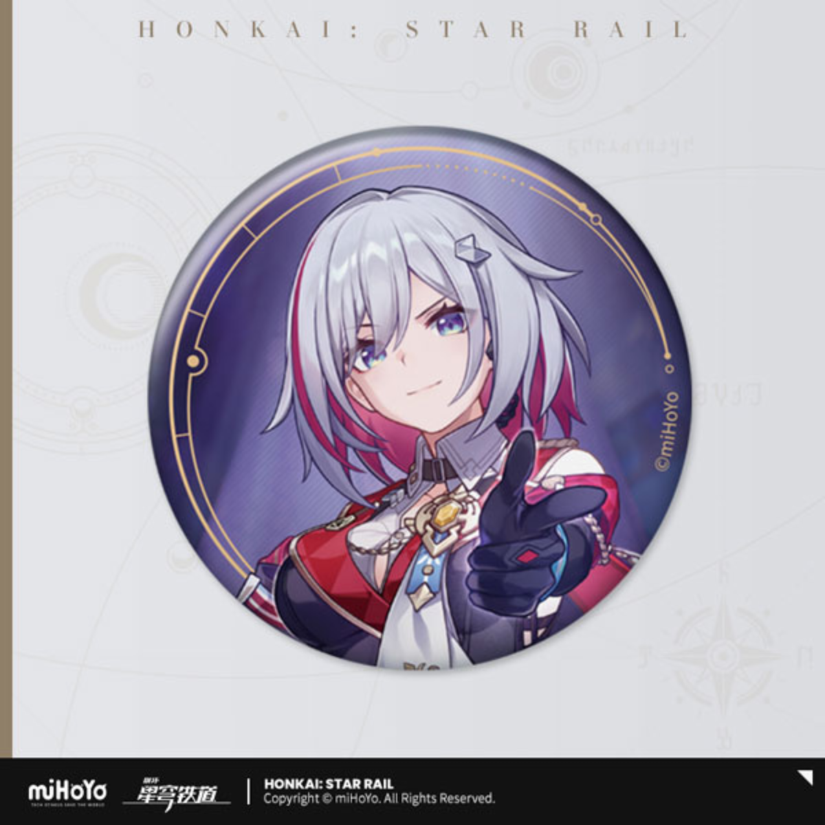 Honkai: Star Rail All-Stars Invite Badge-Topaz-miHoYo-Ace Cards &amp; Collectibles