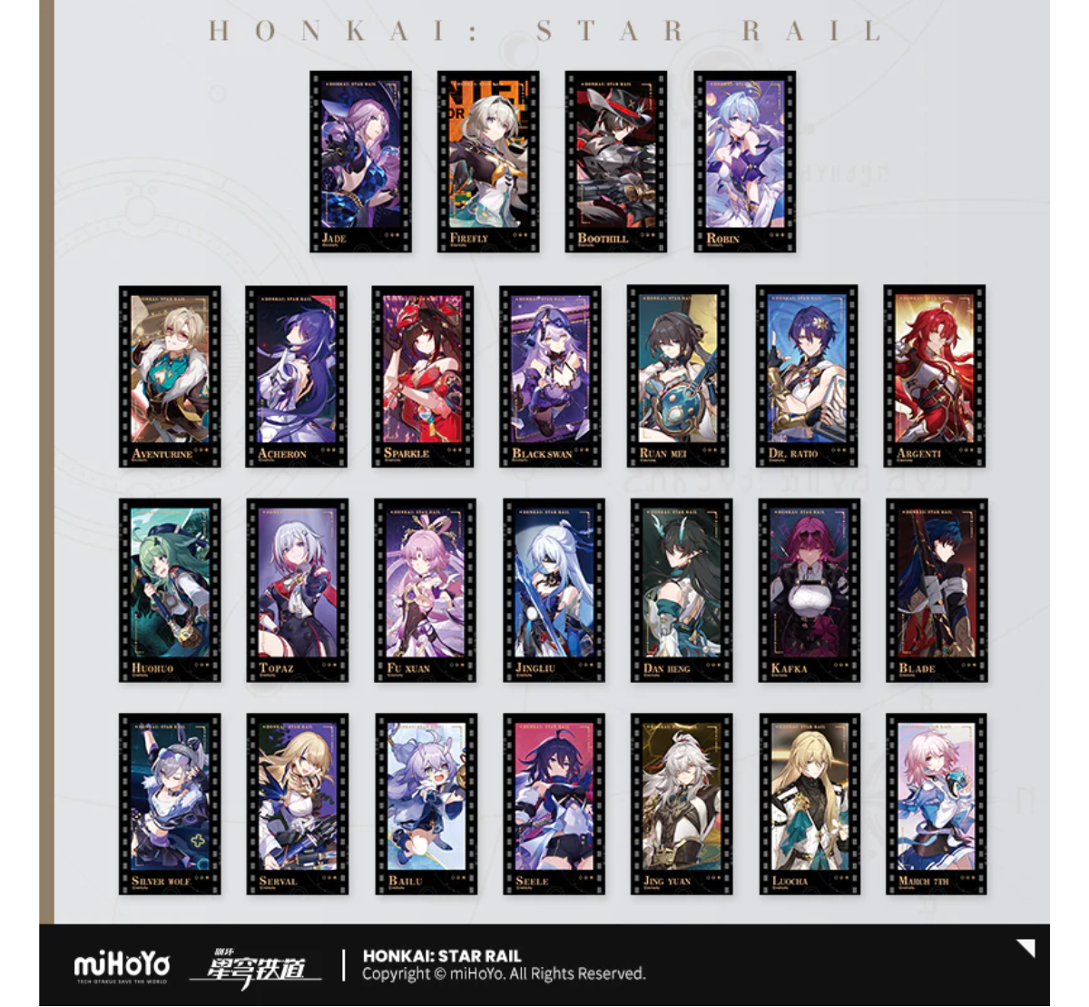 Honkai: Star Rail All-Stars Invite Filmstripe Card-Fu Xuan-miHoYo-Ace Cards & Collectibles