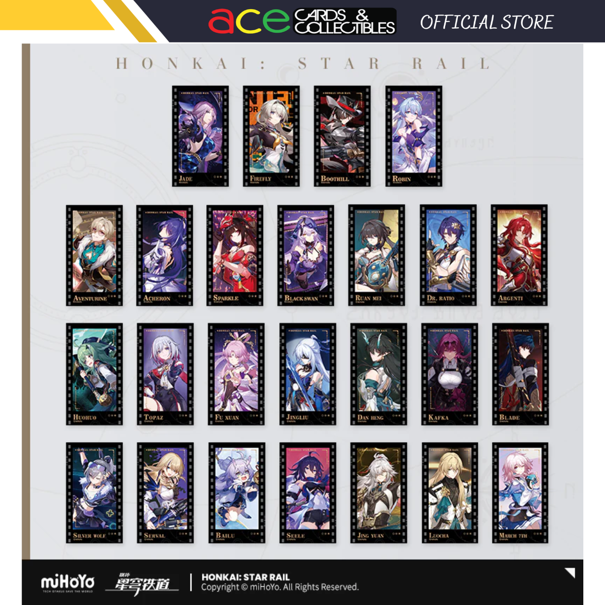 Honkai: Star Rail All-Stars Invite Filmstripe Card-Fu Xuan-miHoYo-Ace Cards &amp; Collectibles