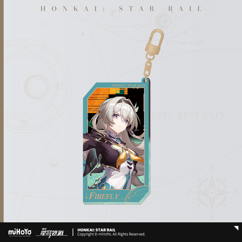 Honkai: Star Rail All-Stars Invite Quicksand Keychain-Firefly-miHoYo-Ace Cards &amp; Collectibles