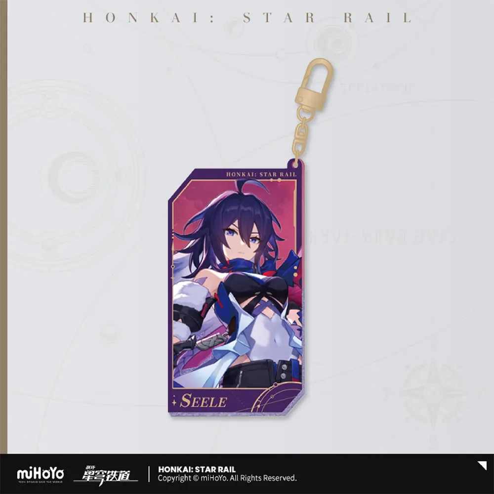 Honkai: Star Rail All-Stars Invite Quicksand Keychain-Fu Xuan-miHoYo-Ace Cards & Collectibles