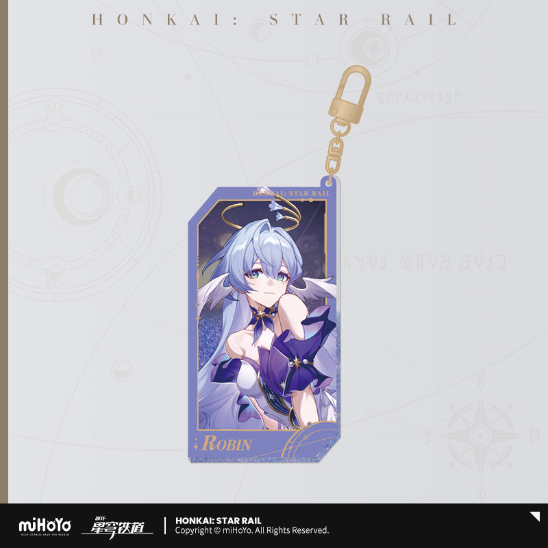 Honkai: Star Rail All-Stars Invite Quicksand Keychain-Fu Xuan-miHoYo-Ace Cards & Collectibles