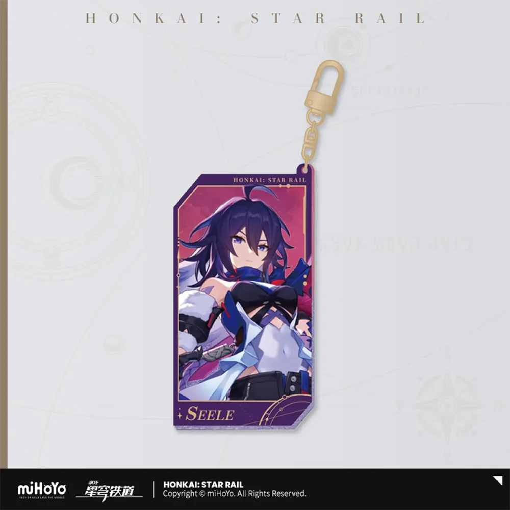 Honkai: Star Rail All-Stars Invite Quicksand Keychain-Seele-miHoYo-Ace Cards &amp; Collectibles
