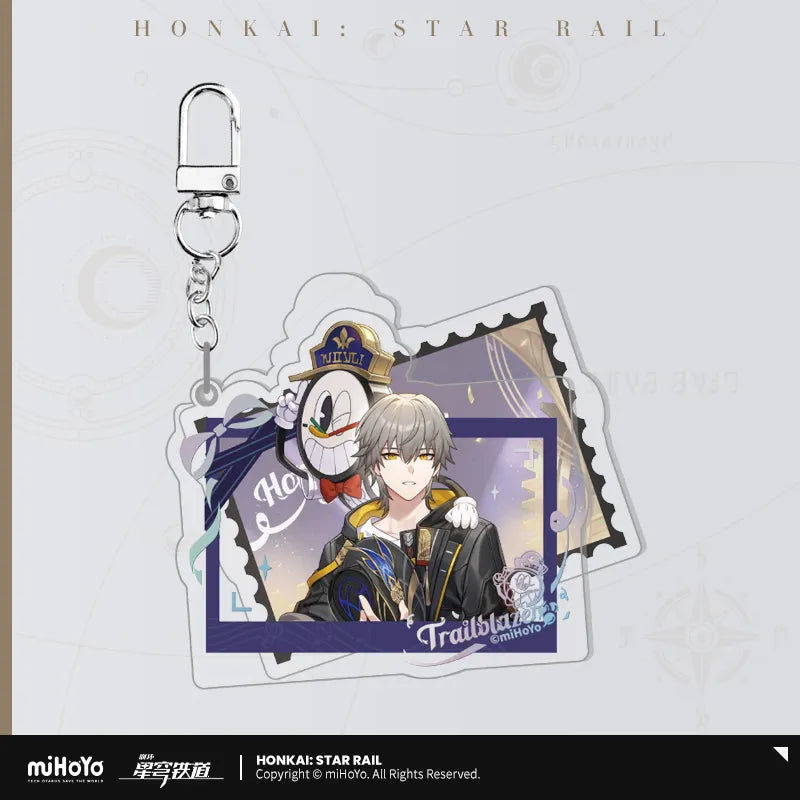Honkai: Star Rail Autumn Celebration Series "Acrylic Keychain"-Trailblazer M-miHoYo-Ace Cards & Collectibles