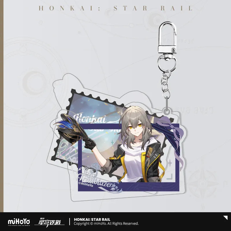 Honkai: Star Rail Autumn Celebration Series "Acrylic Keychain"-Trailblazer M-miHoYo-Ace Cards & Collectibles