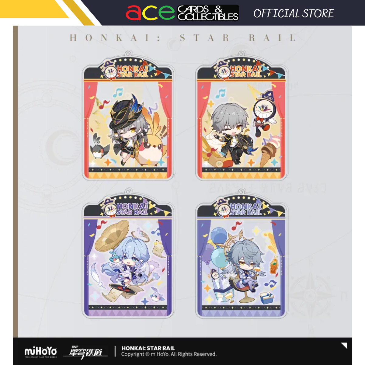 Honkai: Star Rail Autumn Celebration Series "Acrylic Rocking Hangable Ornament"-Trailblazer M-miHoYo-Ace Cards & Collectibles