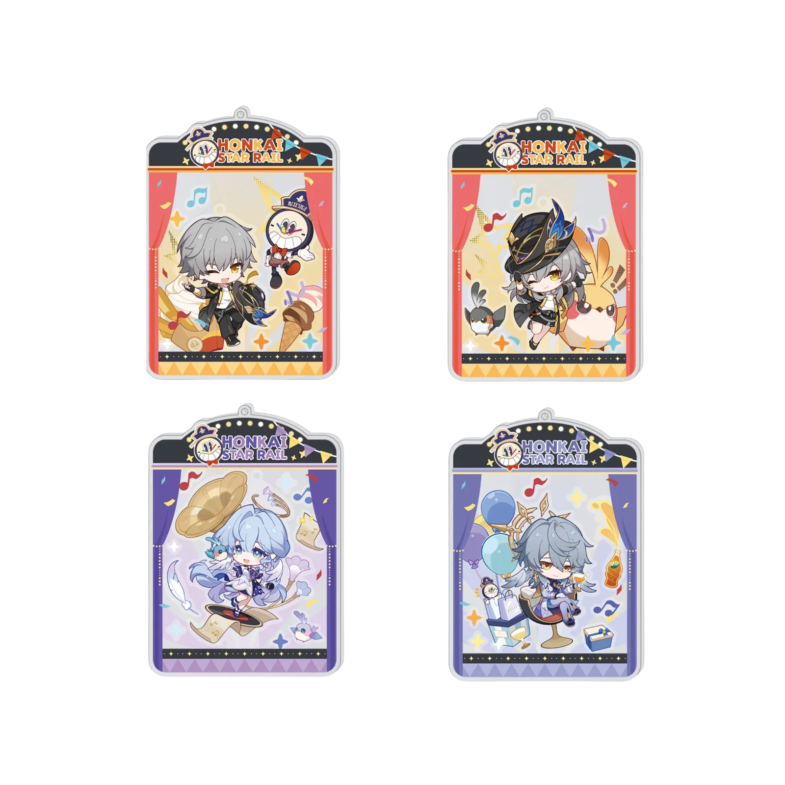 Honkai: Star Rail Autumn Celebration Series "Acrylic Rocking Hangable Ornament"-Trailblazer M-miHoYo-Ace Cards & Collectibles