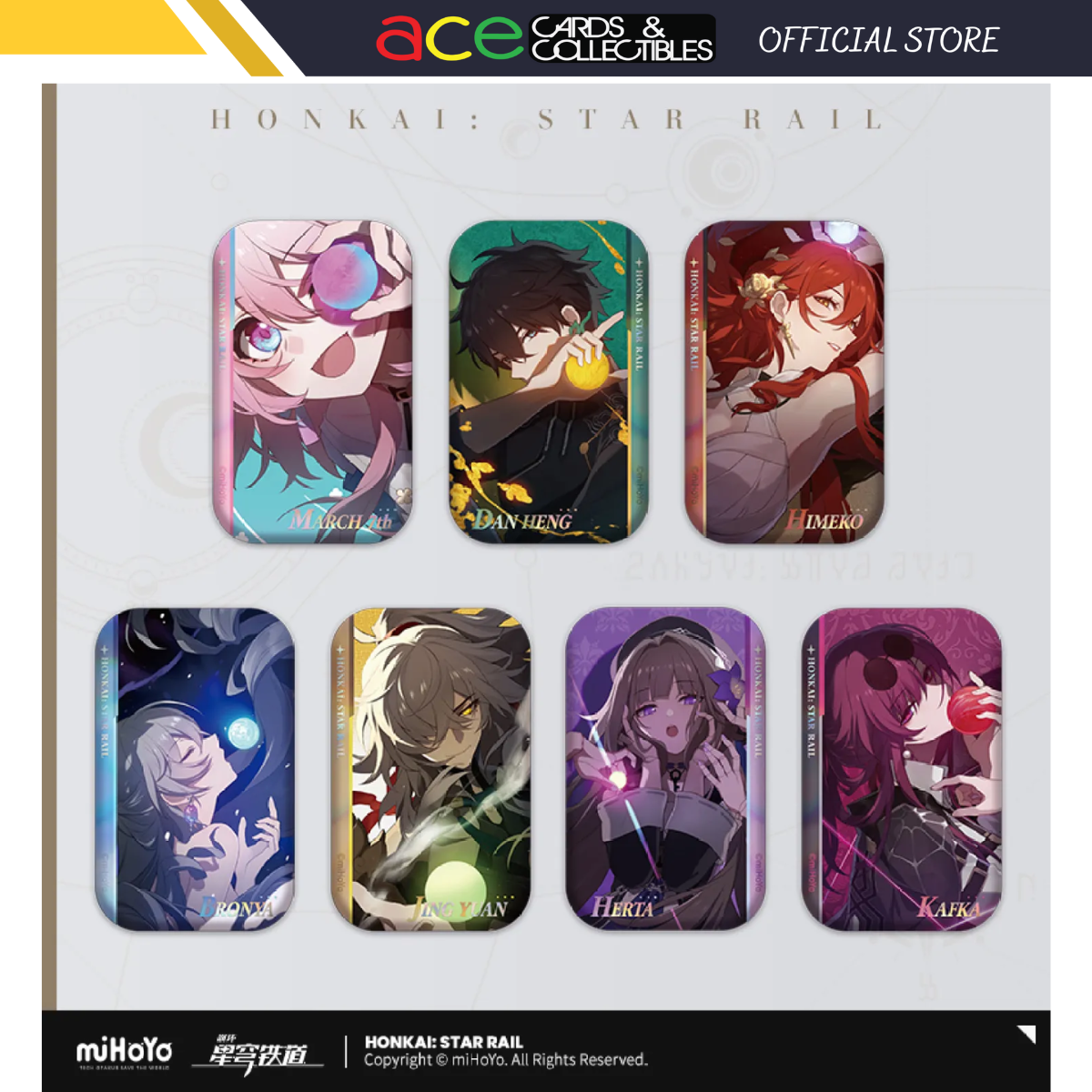 Honkai: Star Rail Badge &quot;Departure Countdown&quot;-Kafka-miHoYo-Ace Cards &amp; Collectibles