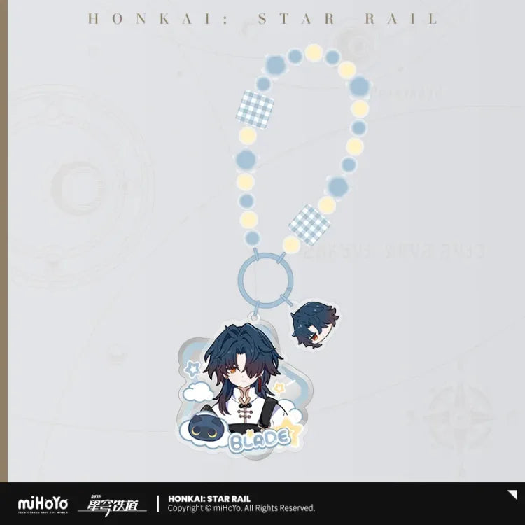 Honkai: Star Rail Boys Dorm Series Acrylic Keychain-Blade-miHoYo-Ace Cards & Collectibles